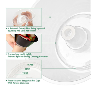 Gobelet pour collations et boissons, 100 ensembles de gobelets en plastique jetables de 700 ml avec bol à collations sur le dessus, pour les fêtes, les stades, les bars et les soirées cinéma - Product Image 6