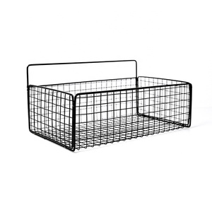 Mesh Storage Rack Wall Mounted Kitchen Fruit Sauce Vegetables Storage <strong>Basket</strong> Punch-free Bathroom <strong>Corner</strong> Organizer Shelf YY Metal - Product Image 1