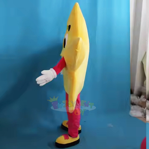 Costume de mascotte étoile jaune joyeux, taille XL adulte, personnalisable, unisexe, pour fêtes de carnaval, événements, cosplay (MOQ 1 pièce) - Product Image 4