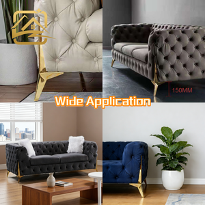 Modern Gold Long Star Leg Iron Metal <b>Sofa</b> Legs 15cm Replacement for <b>Sofa</b> and <b>Bed</b> Outdoor Living Room Bedroom Furniture Legs - Product Image 4