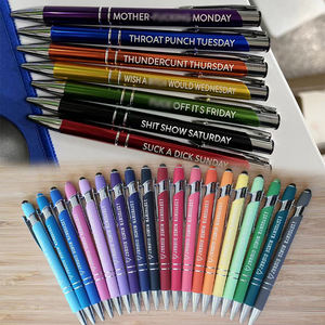 Low Moq Quicksand Stylus Metal Gel Pen Kawaii Bolígrafos con logotipo personalizado con bolígrafos con logotipo personalizado - Product Image 6