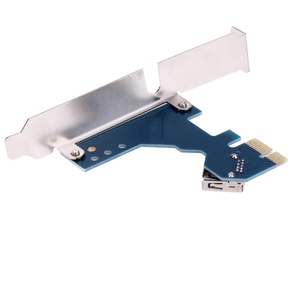 Nhà Máy PCI-E 1 để 3 PCI Express 1 khe cắm thẻ Riser 3 PCI-E khe cắm adapter PCI-E cổng thẻ nhân với 60cm cáp USB (màu xanh) - Product Image 4