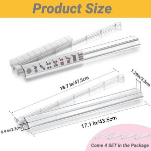 Mahjong Ruler Rectangle Thickened 18-Inch Three-in-One Card Sorting <b>Tool</b> for American Mahjong - Product Image 5