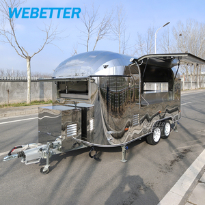 Remorque de camion-restaurant Webetter avec cuisine complète 4m, cuisine mobile entièrement équipée, remorque de restauration - Product Image 1