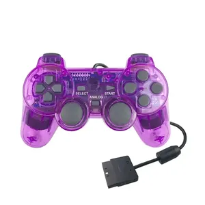 Controlador con Cable Transparente P2 Mix, Control Analógico para <span class=keywords><strong>PS2</strong></span> con Doble Vibración y Joystick - Product Image 5
