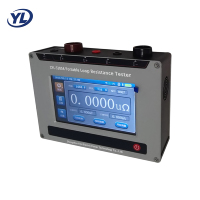 ZYL-S200A Medidor de Resistencia de Bucle Portátil 200A, Probador de Resistencia de Contacto, Batería de Litio de 19200mAh, 800 Pruebas, Micro Ohmímetro de Campo
