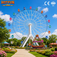 Construisez votre propre parc d'attractions avec une grande roue de 38 m, fabricant d'attractions de parc d'attractions, attraction de fête foraine en plein air
