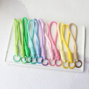 Llaveros de Cuerda de Nailon Multicolor, Anillo para Llaves, Correa de Muñeca, Llaveros de Moda Macaron, Correa de Muñeca para Teléfono Móvil, Llavero para Exteriores - Product Image 3