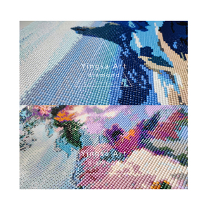 Kit per Pittura Diamante 5D Fai-da-Te con <span class=keywords><strong>Case</strong></span> <span class=keywords><strong>Colorate</strong></span>, Colore DMC 447, Produzione OEM - Product Image 3