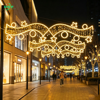 Decoraciones Navideñas Populares, Luces Decorativas Grandes para Calles, Luces de Navidad para Exteriores, Luces con Motivos 2D