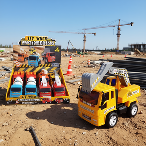 Ensemble de 8 véhicules de chantier City Truck Engineering pour enfants de 3 ans et plus - Product Image 3