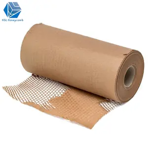 HSL Multipurpose 12" x 66' Cushioning Wrap Roll Honeycomb Packaging Paper