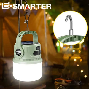 Solar Rechargeable Camping <b>Lantern</b> Portable LED Camping Light Waterproof Tent Lights Lightweight Outdoor Night Emergency <b>Lamp</b> - Product Image 2