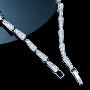 Pulsera de tenis unisex de moda con moissanita VVS y plata de ley 925, estilo hip hop, ideal como regalo para fiestas y ocasiones especiales. - Product Image 2