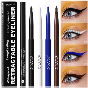 <span class=keywords><strong>Crayon</strong></span> Eyeliner Coloré Activé par l'Eau Bleu Noir <span class=keywords><strong>Blanc</strong></span> Anti-Bavures Ultra-Fin Lisse Imperméable - Product Image 3
