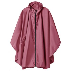 Veste de pluie unisexe légère à fermeture éclair pour Poncho Veste à capuche imperméable pour adultes Logo imprimé Vêtements de pluie coupe-vent pour voyage Camping - Product Image 1