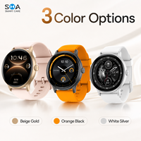Reloj Inteligente Deportivo Circular Clásico Personalizado de Fábrica China para el Seguimiento Diario de la Salud y Llamadas Telefónicas