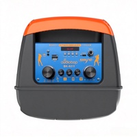 Altavoces Estéreo para el Hogar, Altavoz para Karaoke en Exteriores con Subwoofer y Bajos Profundos, 3.7V 3600mAh, Micrófono Inalámbrico, Cable de Alimentación USB de 80cm
