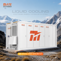 Système de stockage d'énergie solaire MATE tout-en-un refroidi par liquide 3MWh 5MWh BESS Container UL9540 LiFePO4 pour mines isolées