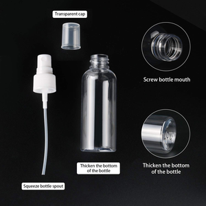 10ml 20ml 30ml 100ml 200ml 250ml 500ml <b>Small</b> Transparent clear Fine Mist Perfume Plastic <b>Spray</b> <b>Bottles</b> - Product Image 4