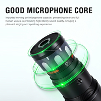 Gooermi X3 |   Système de microphones sans fil double, UHF 2 canaux, microphone sans fil en métal pour chant, DJ, église, karaoké