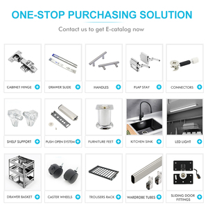 تصميم عصري للطابقين أخفى قناة كروية تحمل شرائح أثاث درج لغرفة نوم المطبخ - Product Image 6