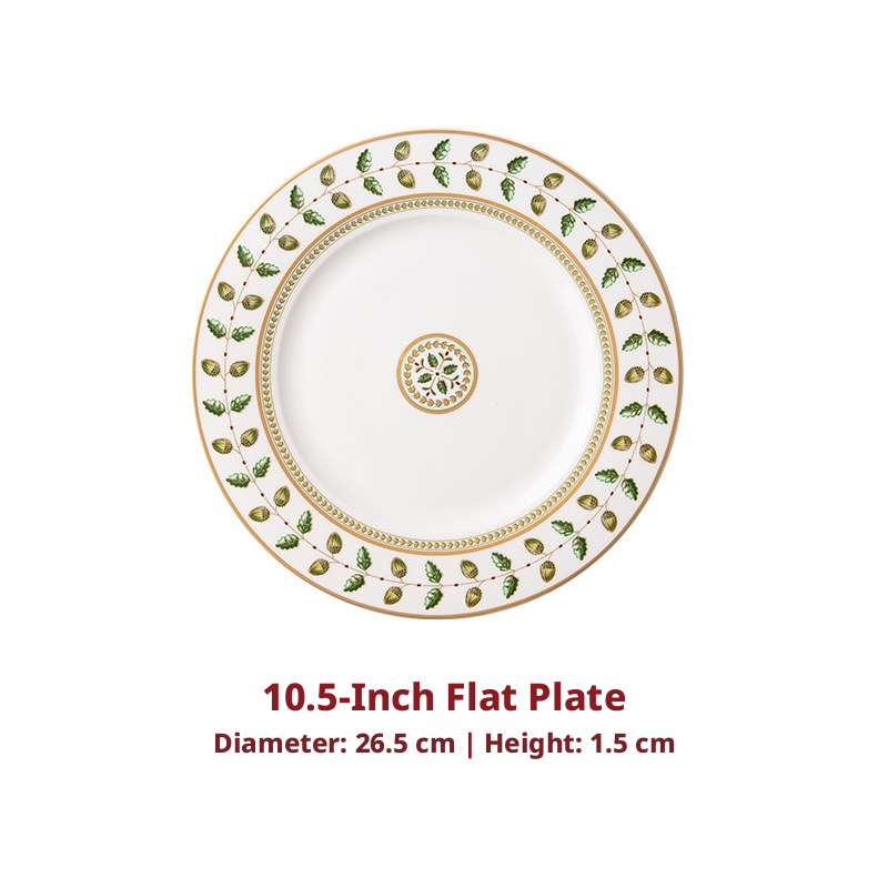 Assiette plate de 10,5 pouces