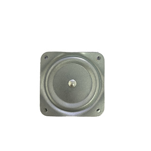 Furniture Caster 3 Inch Square Galvanized Steel Swivel <b>Plate</b> Mount Plain Bearing Industrial Design Display <b>Rack</b> Tv Cabinet Use - Product Image 2