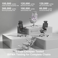 Chaise de bureau ergonomique en maille, design durable pour l'aménagement de bureaux d'entreprise et les projets de mobilier de travail GTChair