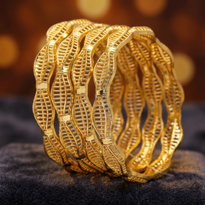 ชุดกำไลข้อมือย้อมสีทองแบบดั้งเดิม - Product Image 2