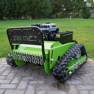 China Mini Self Propelled Industrial <b>Remote</b> Control <b>Flail</b> <b>Mower</b> High Quality Competitive Gasoline Rc 7.5-9Hp 4-Stroke Cutting KR - Product Image 4