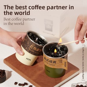 Coffret Cadeau Bougie Parfumée <span class=keywords><strong>Emma</strong></span> Molly Wax American Coffee KFSY Modèle Fabriqué en Chine Unisexe Souvenir Meilleur Ami Créatif Mariage - Product Image 2