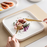 Assiettes en céramique de qualité restaurant avec compartiments, plateau réutilisable pour la restauration