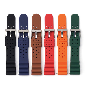 Bracelets de montre colorés en <span class=keywords><strong>silicone</strong></span>, <span class=keywords><strong>bracelet</strong></span> de montre 20 mm 22 mm, <span class=keywords><strong>bracelet</strong></span> de montre en caoutchouc à libération rapide pour montre <span class=keywords><strong>Seiko</strong></span> - Product Image 1