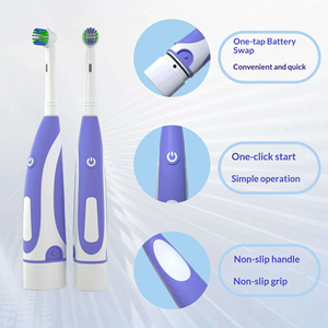 Brosse à dents électrique sonique pour adultes Source Factory, poils souples, étanche IPX5, autonomie de 30 jours, nettoyage en profondeur, têtes de brosse compatibles - Product Image 5