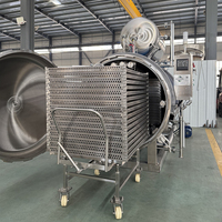 Nouvelle machine de stérilisation automatique par autoclave à bain-marie pour aliments, en acier inoxydable, avec contrôle SIEMENS