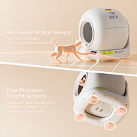 Litière pour chat autonettoyante intelligente anti-étranglement à contrôle d'odeur, avec contrôle par application, pour détaillants d'articles pour animaux – Meilleures ventes