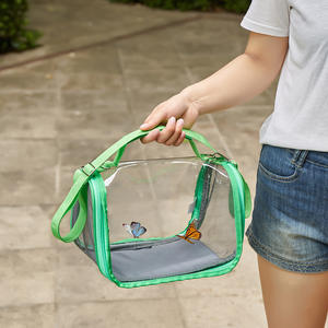 Transparent PVC Insecte Papillon Habitat Cage Portable En Plein Air Insecte Observateur Pliable Critter Box pour DIY <span class=keywords><strong>Observation</strong></span> Des <span class=keywords><strong>Insectes</strong></span> - Product Image 6