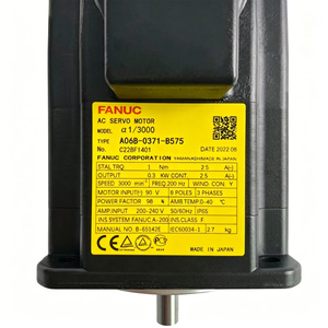 A06B-0371-B575 สำหรับมอเตอร์อุตสาหกรรมอัจฉริยะกำลังสูง 0.3 กิโลวัตต์ของ Fanuc ซ่อมแซมหลังจากโรงงานปิดไฟแล้ว สำหรับ Fanuc สำหรับ Fanuc - Product Image 1