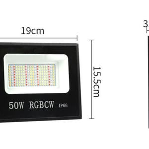 Lampes LED intelligentes d'extérieur pour la maison, contrôlées par l'application Tuya, Wi-Fi, étanches, alimentées par énergie solaire, pour le jardin, projecteur - Product Image 5