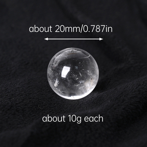 2cm Small <b>Crystal</b> <b>Ball</b> Wholesale High Quality Clear Quartz <b>Crystal</b> Mini Spheres for Souvenir - Product Image 2