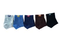 Chaussettes coussinées en coton pour hommes adultes, déodorantes, absorbantes, respirantes et confortables, en bambou, avec lett