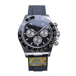 high top quality watch Waterproof 40mm ARF Factory 40mm 904L Steel 4131 Movement Chrono Weight 161g Black Panda Diver watch - Product Image 1
