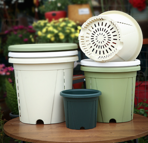 Pots de fleurs en plastique pour la culture de fleurs de jardinage en gros, épaissis, respirants, perméables à l'eau, pour boutures de roses et de clématites - Product Image 1