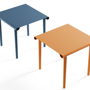 <span class=keywords><strong>Table</strong></span> de jardin carrée en plastique colorée, imperméable et facile à transporter - Product Image 5