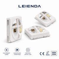 LED SMD 3030 à double puce spectrale personnalisée, vert 520nm, IR 810nm, haute fiabilité, pour module d'inspection par vision artificielle