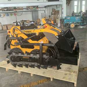 لودر صغير DP-S460 للاستخدام الزراعي، لودر انزلاقي صغير عالي التدفق مع نظام هيدروليكي وقاطع فرشاة مفتوح - Product Image 2