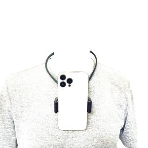 Support de téléphone universel pour le <span class=keywords><strong>cou</strong></span>, haute qualité, en ABS+PC, avec lumière selfie réglable, clip <span class=keywords><strong>portable</strong></span> pour vlog - Product Image 4