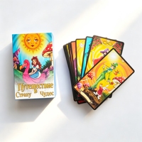 Juego de Cartas de Tarot Personalizado con Caja de Almacenamiento de Tapa Dura, Tamaño Estándar, Cartas de Oráculo con Bordes Dorados