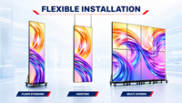 Schermo LED Poster Transtech P1.56 V3 Personalizzabile per Pubblicità, Garanzia 1 Anno, Luminosità 600CD, HDR10+, Impermeabile IP54, Full Color